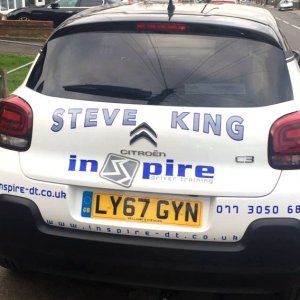 Vehicle Signage for Inspire Driving Training